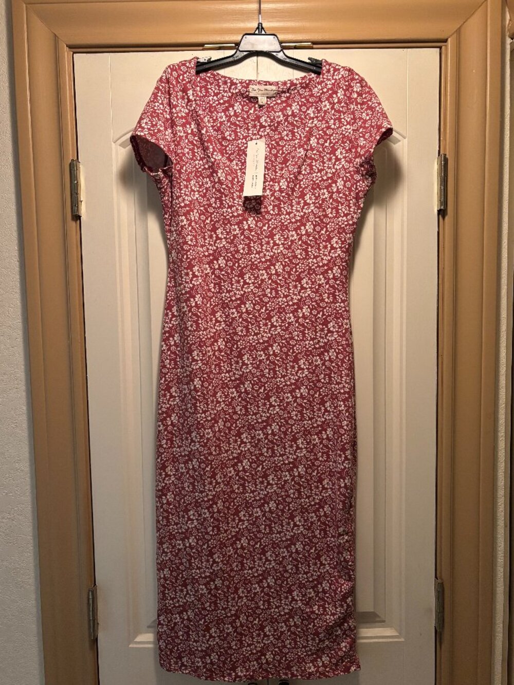 Red Floral Dress